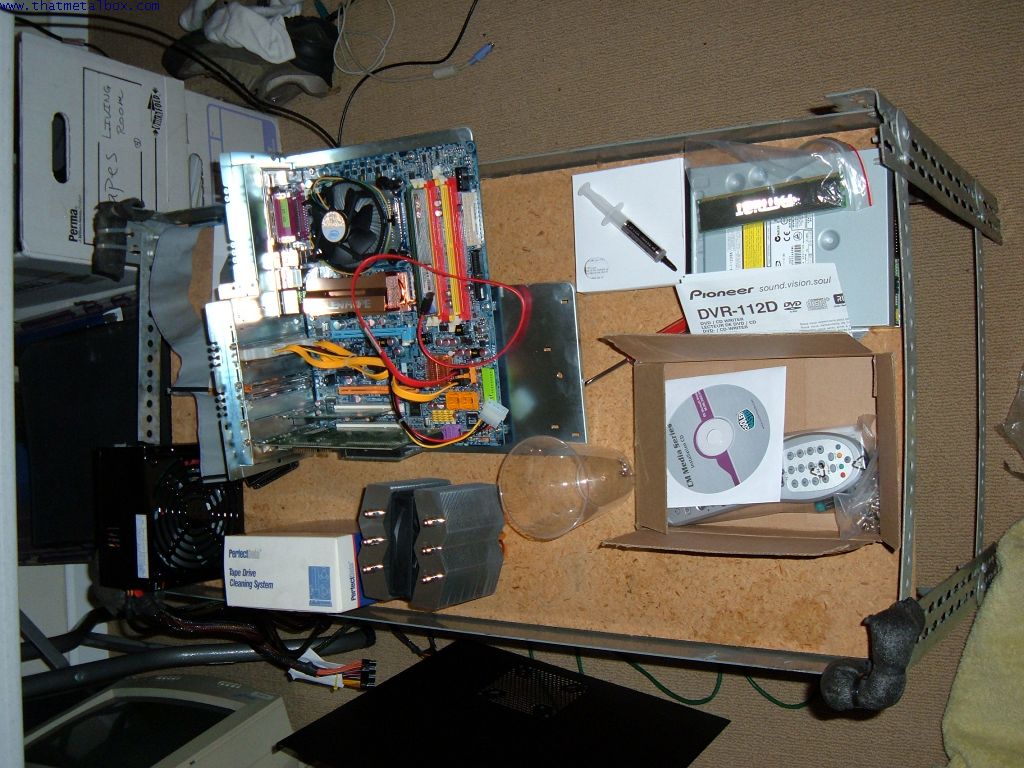 Home Theater CMmedia E6600 GAP35DS3P Media Computer Buildup