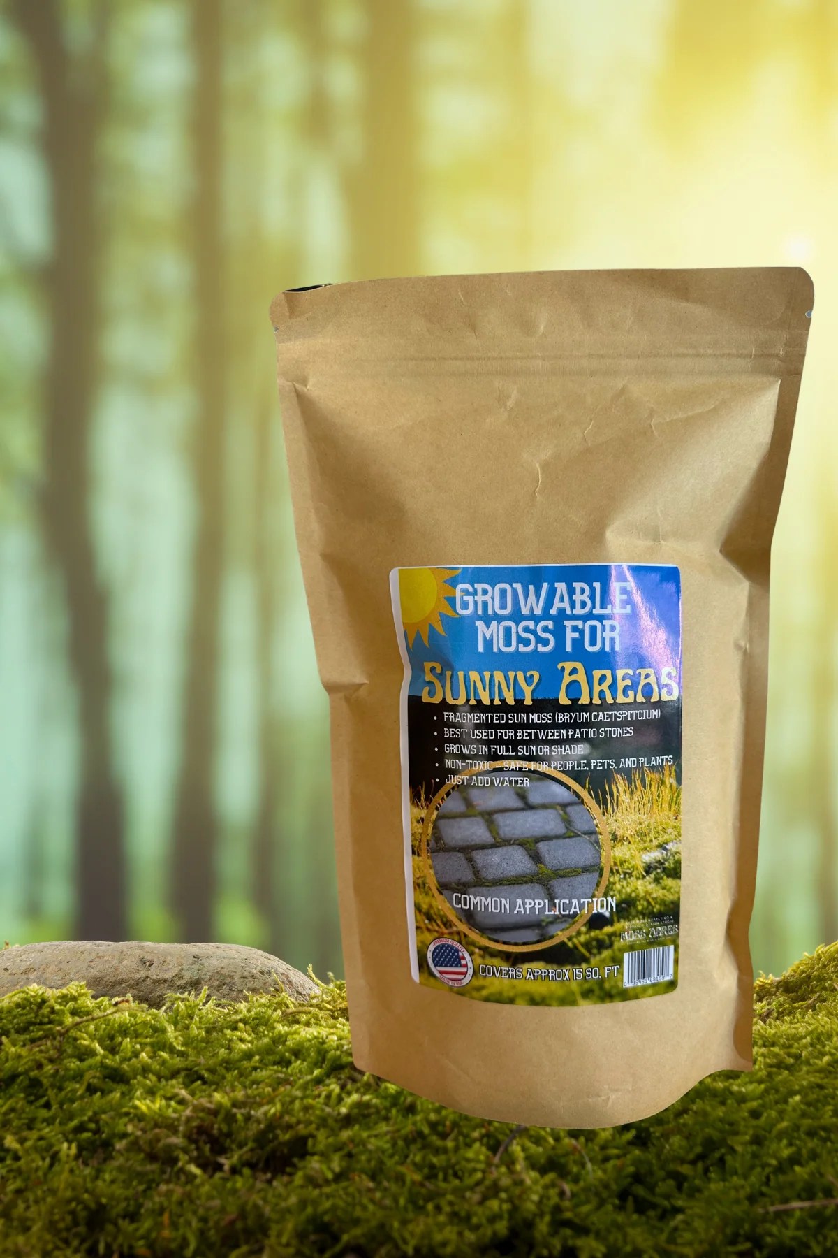 Growable Moss for Sunny Areas Moss Acres Biophilic Studio &