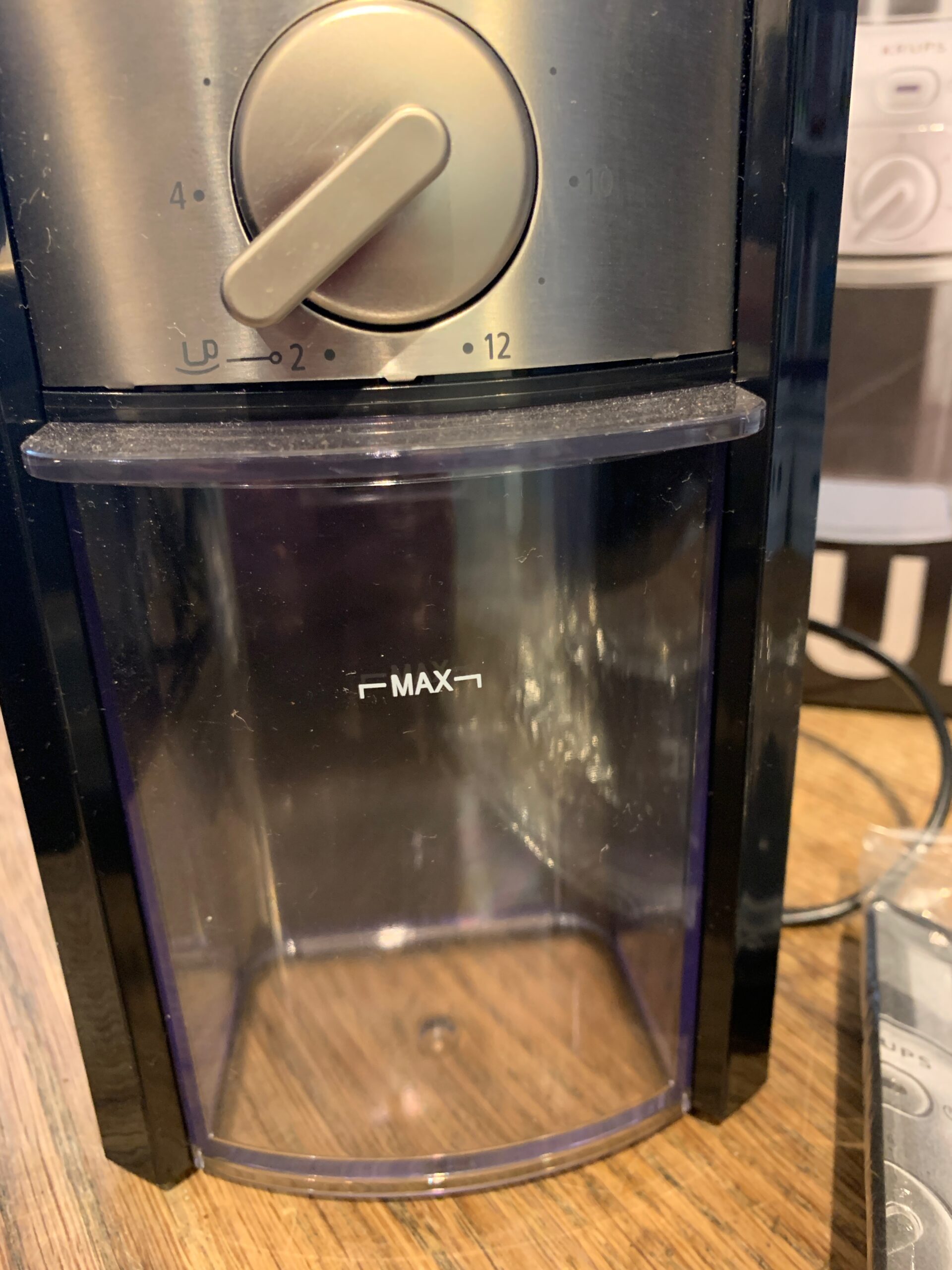 Krups GVX231 Expert Burr Grinder, Black/Silver ThatOne.UK