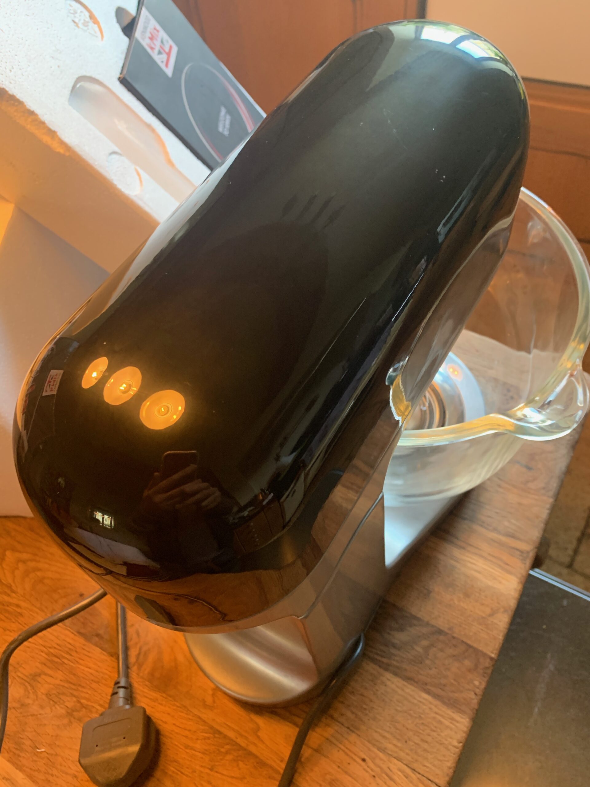 Kenwood kMix KMX75GBK Stand Mixer 5 Litre Glass Bowl, 1000W, Black