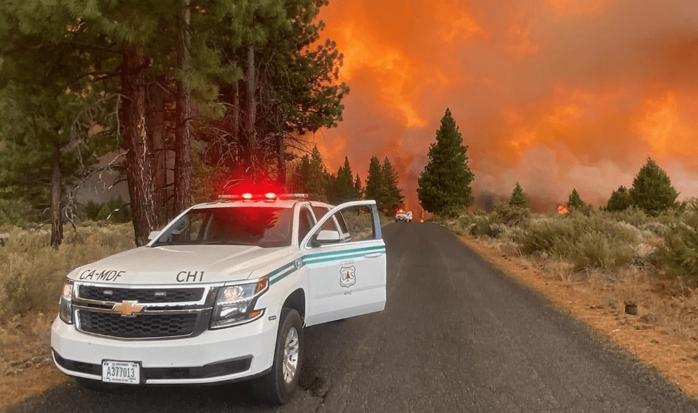 Caldwell Fire Near OregonCalifornia Border Explodes To Over 43,000 Acres