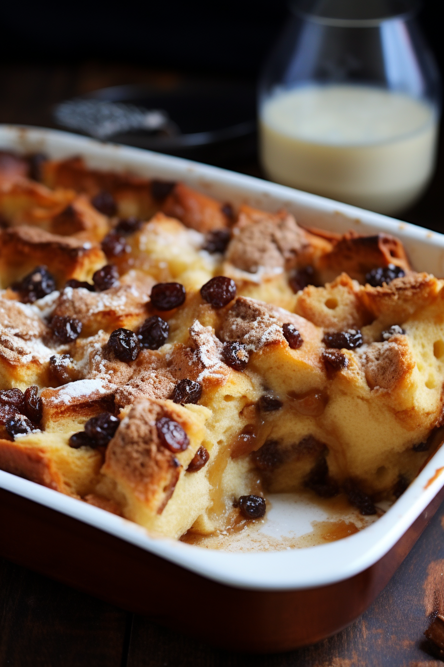 Cinnamon Raisin Bread Pudding That Oven Feelin