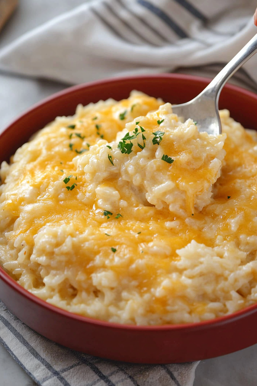 Cheesy Rice That Oven Feelin