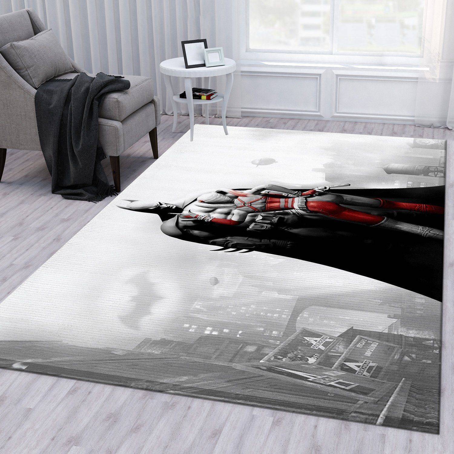 Batman Ft Harley Quinn Movie Area Rug Bedroom Rug R1239 We sell