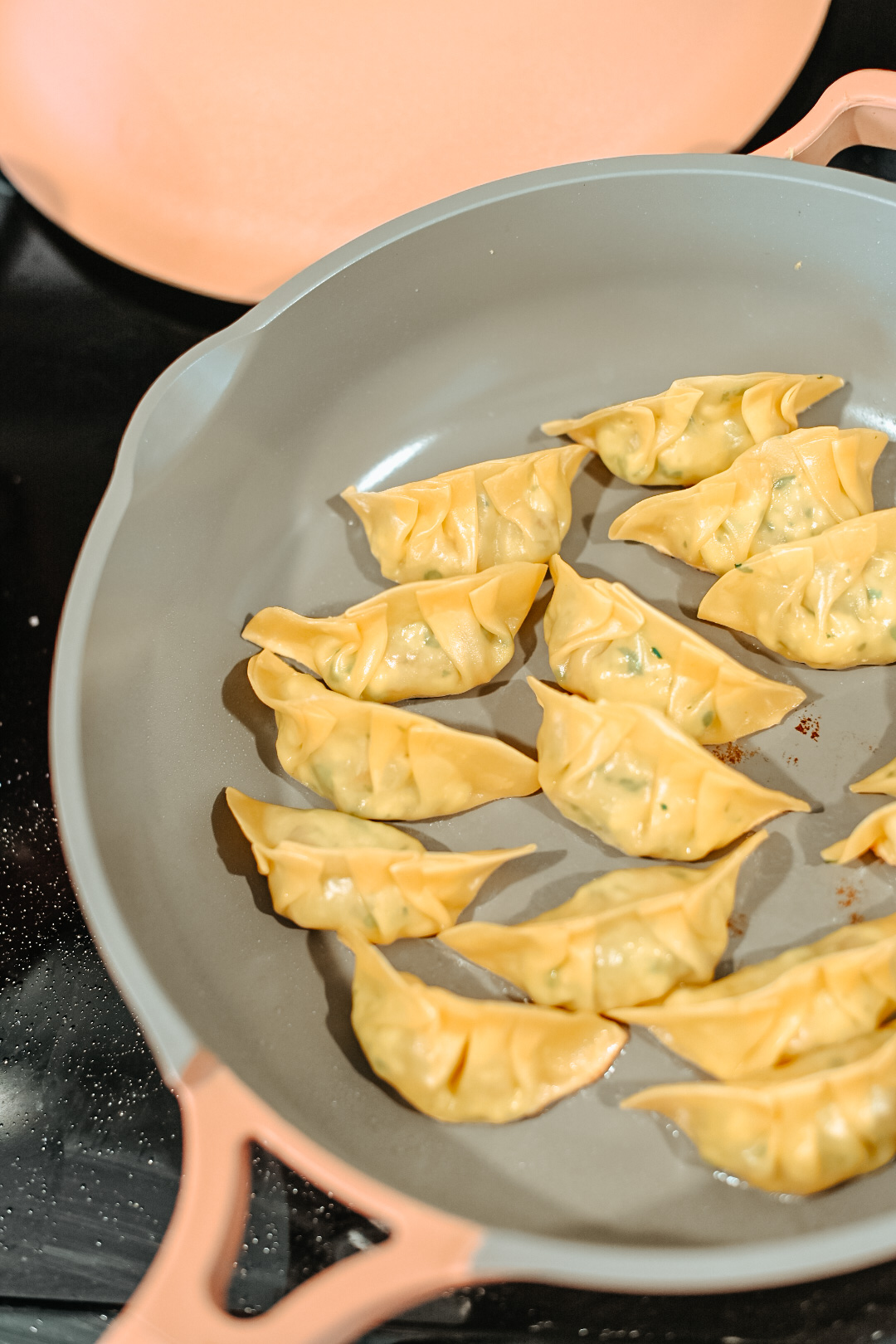 Sausage Breakfast Dumplings that's what she eats.