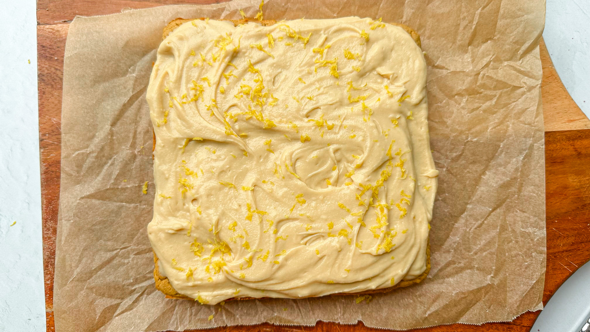 Vegan Lemon Bars with High Protein Icing That Vegan Babe