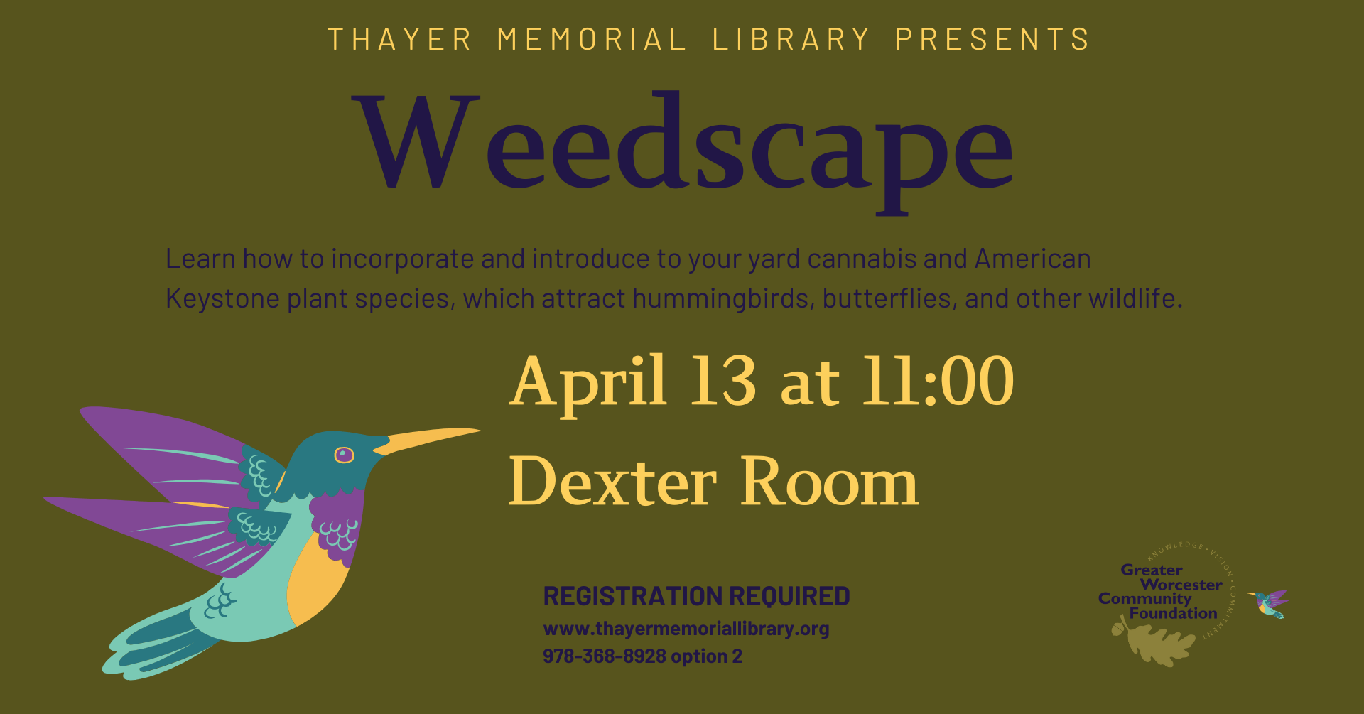 Home Page Thayer Memorial Library