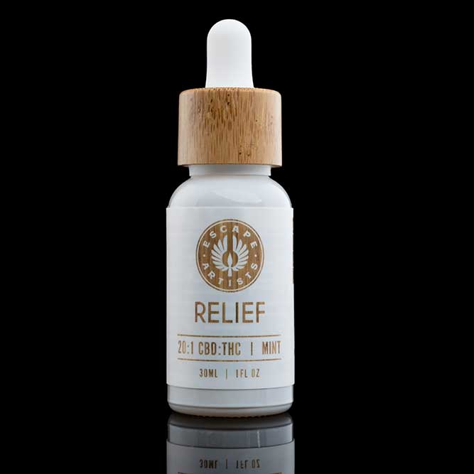 Escape Artists 201 Peppermint Relief Tincture THC Classic