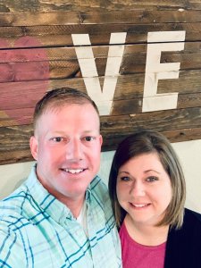 Jeff and his wife