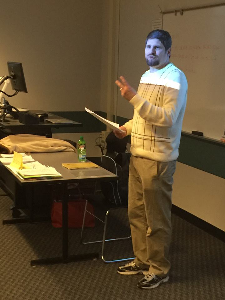 Ron teaching