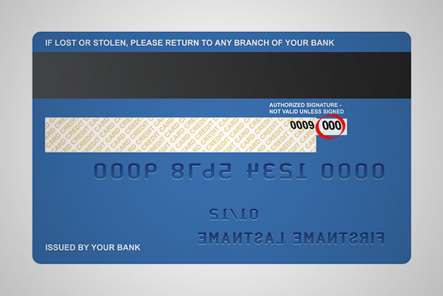 Credit Card CVV Number Can Now be Scratched Out The Artery