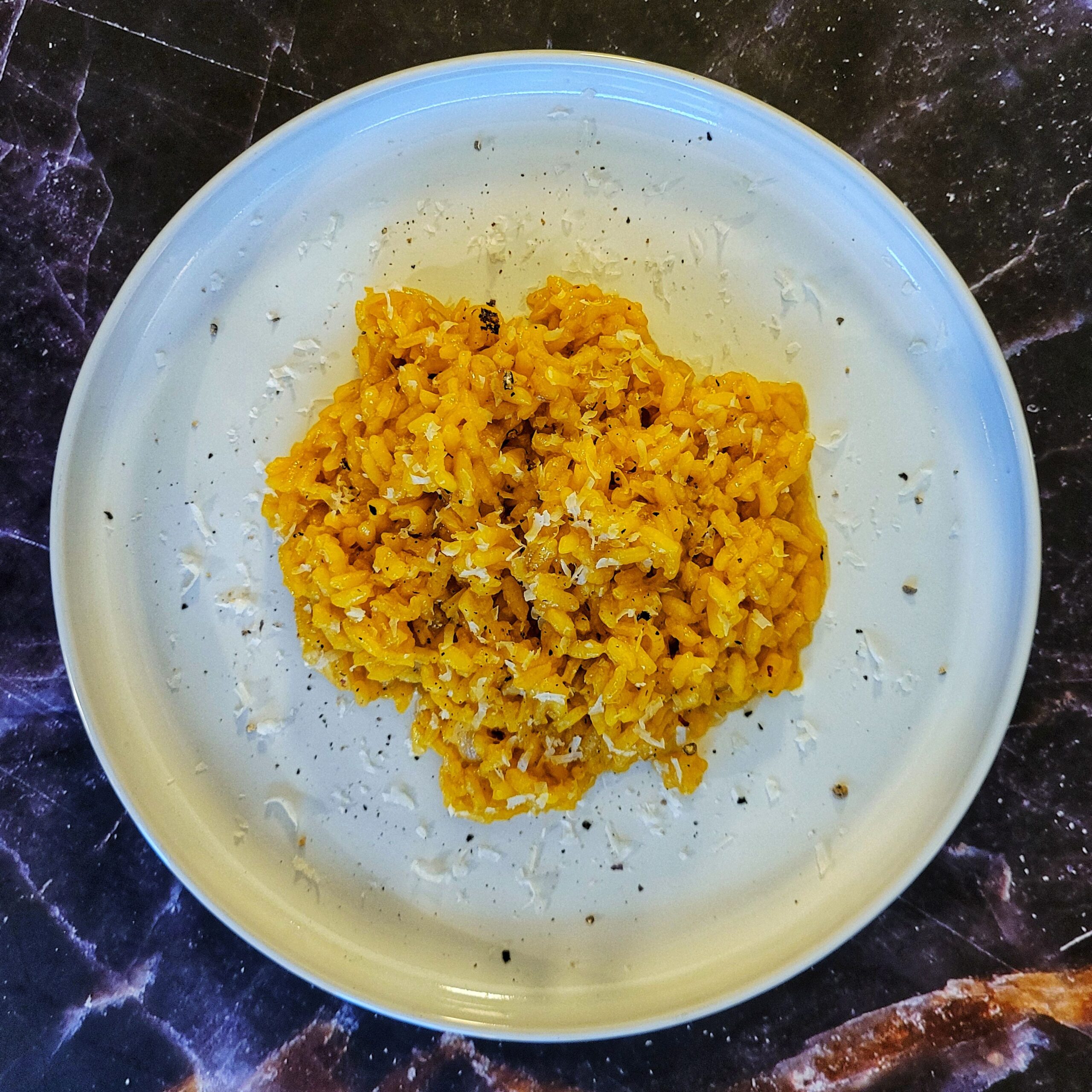 Traditional Risotto alla Milanese thebalancedplate