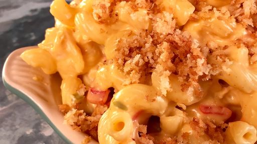 Roasted Chicken and Pimento Mac and Cheese MICHAEL SYMON Chew Recipe