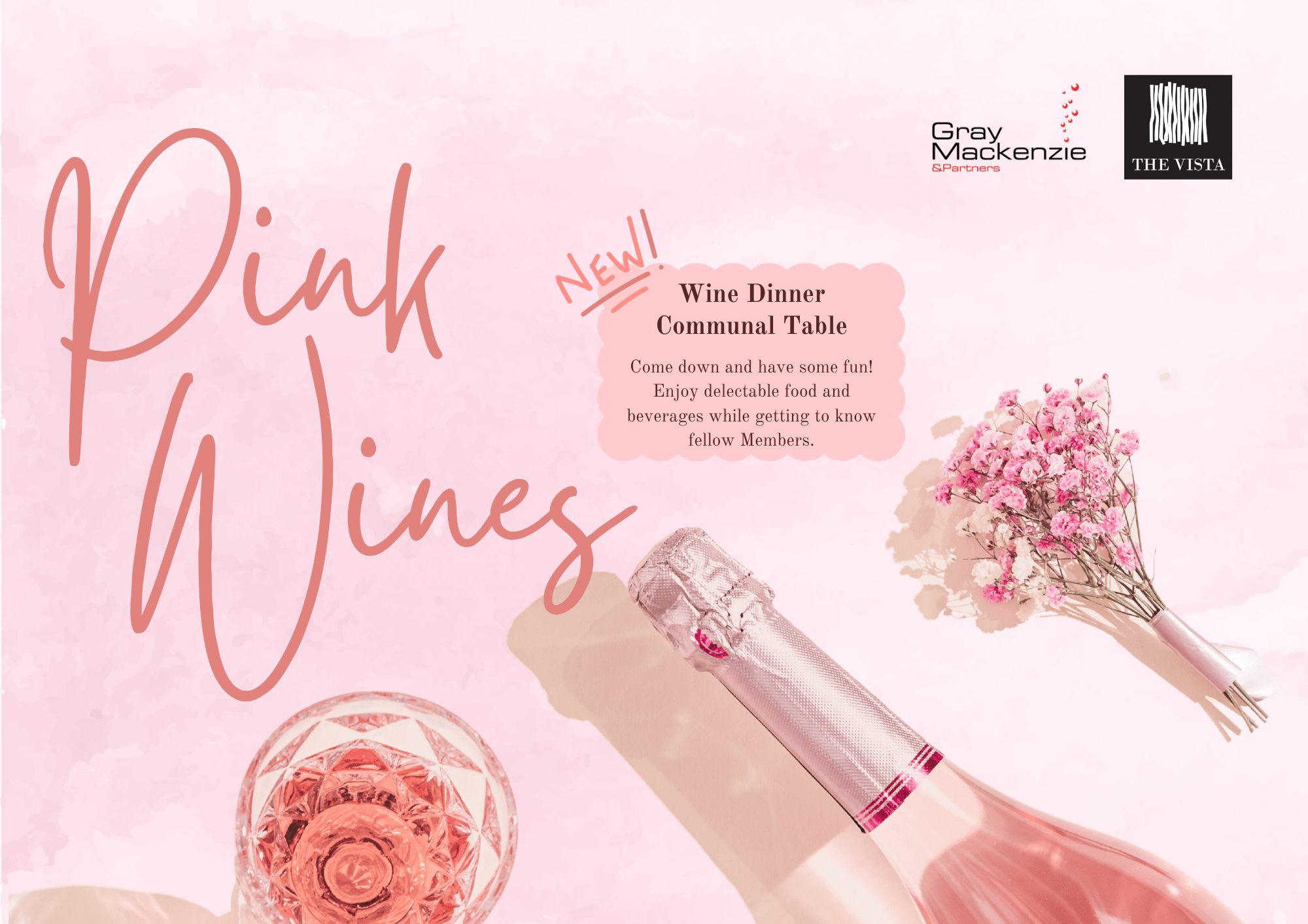 Pink Wines for Breast Cancer Awareness with Gray Mackenzie & Partners