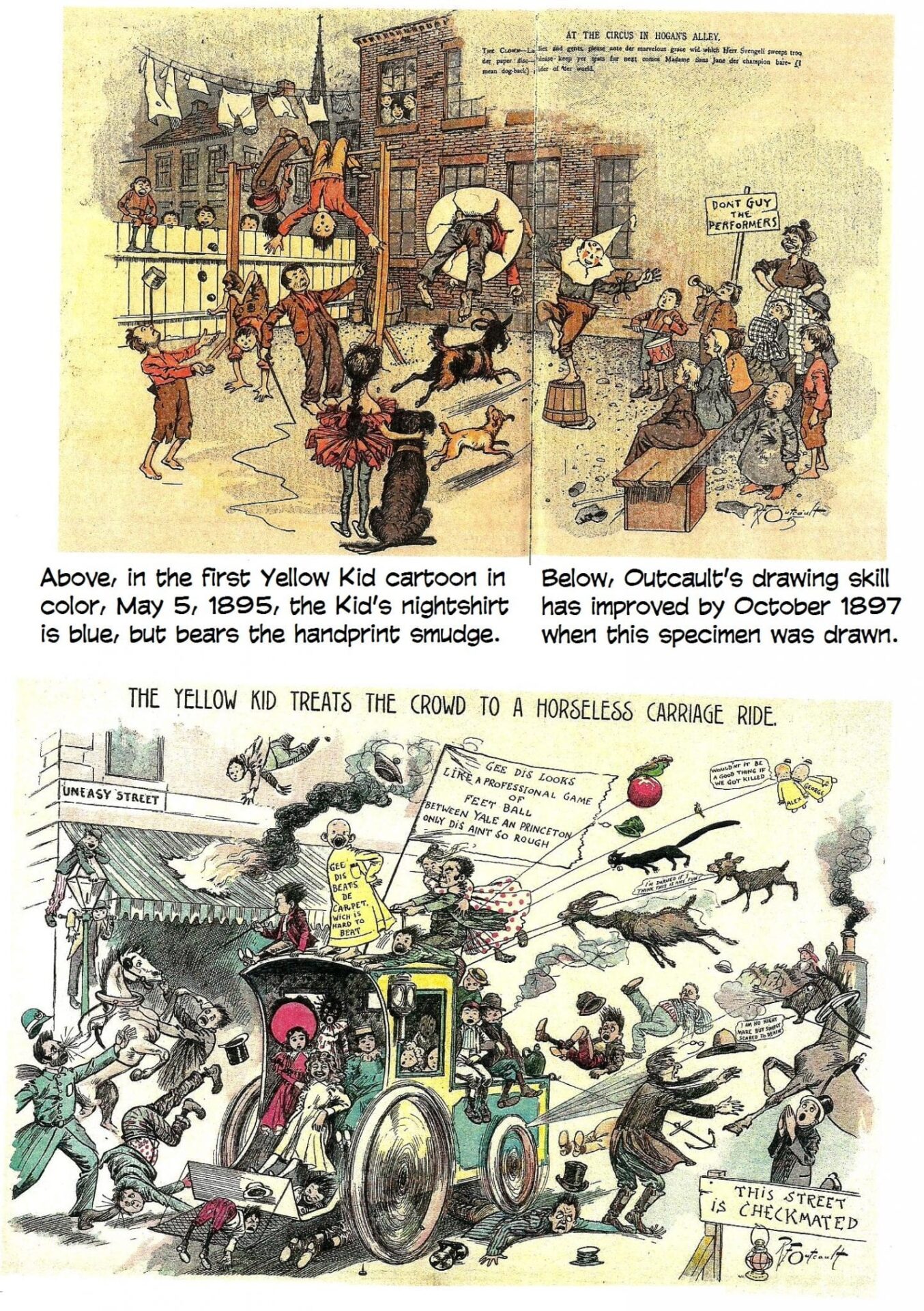 Outcault, Goddard, the Comics, and the Yellow Kid The Comics Journal