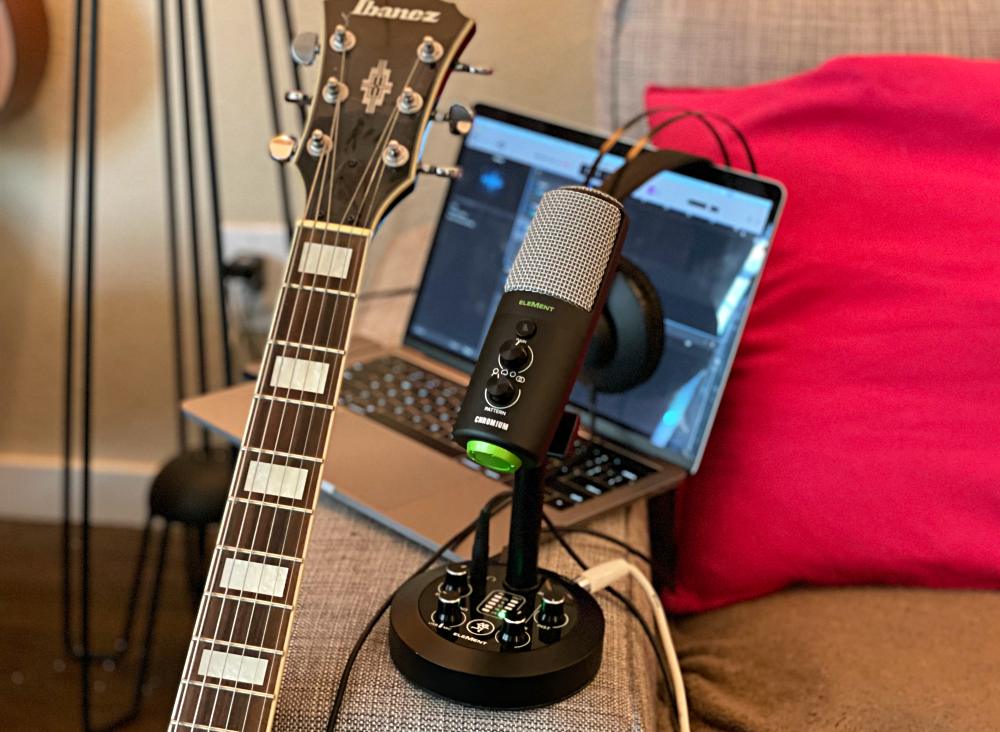 Mackie Element series Chromium microphone reviewdesktop microphone for