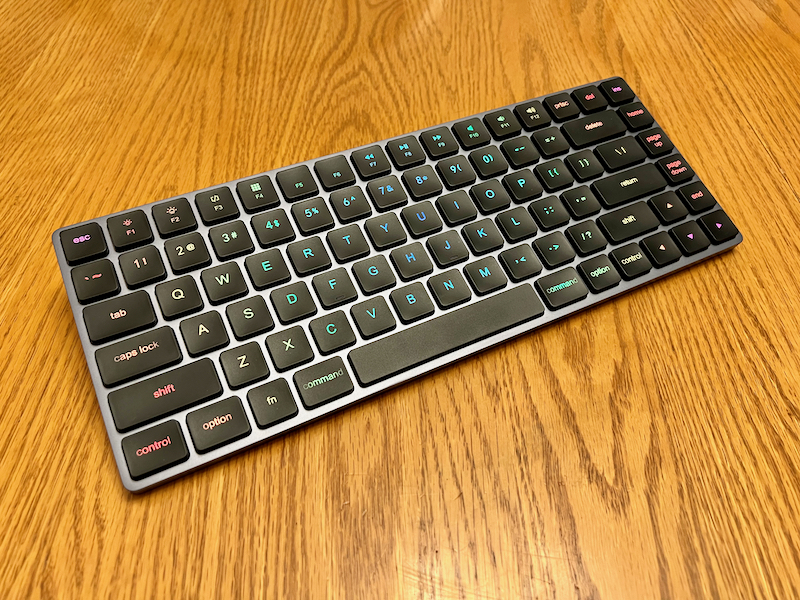 Vissles LP85 Low Profile Mechanical Keyboard review mechanical keys