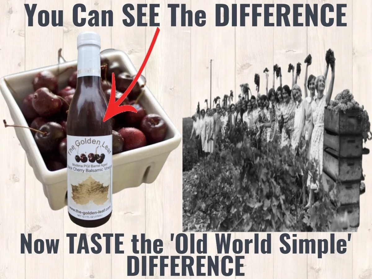 Black Cherry Balsamic Vinegar Glaze, 12.7 fl oz The Golden Leaf