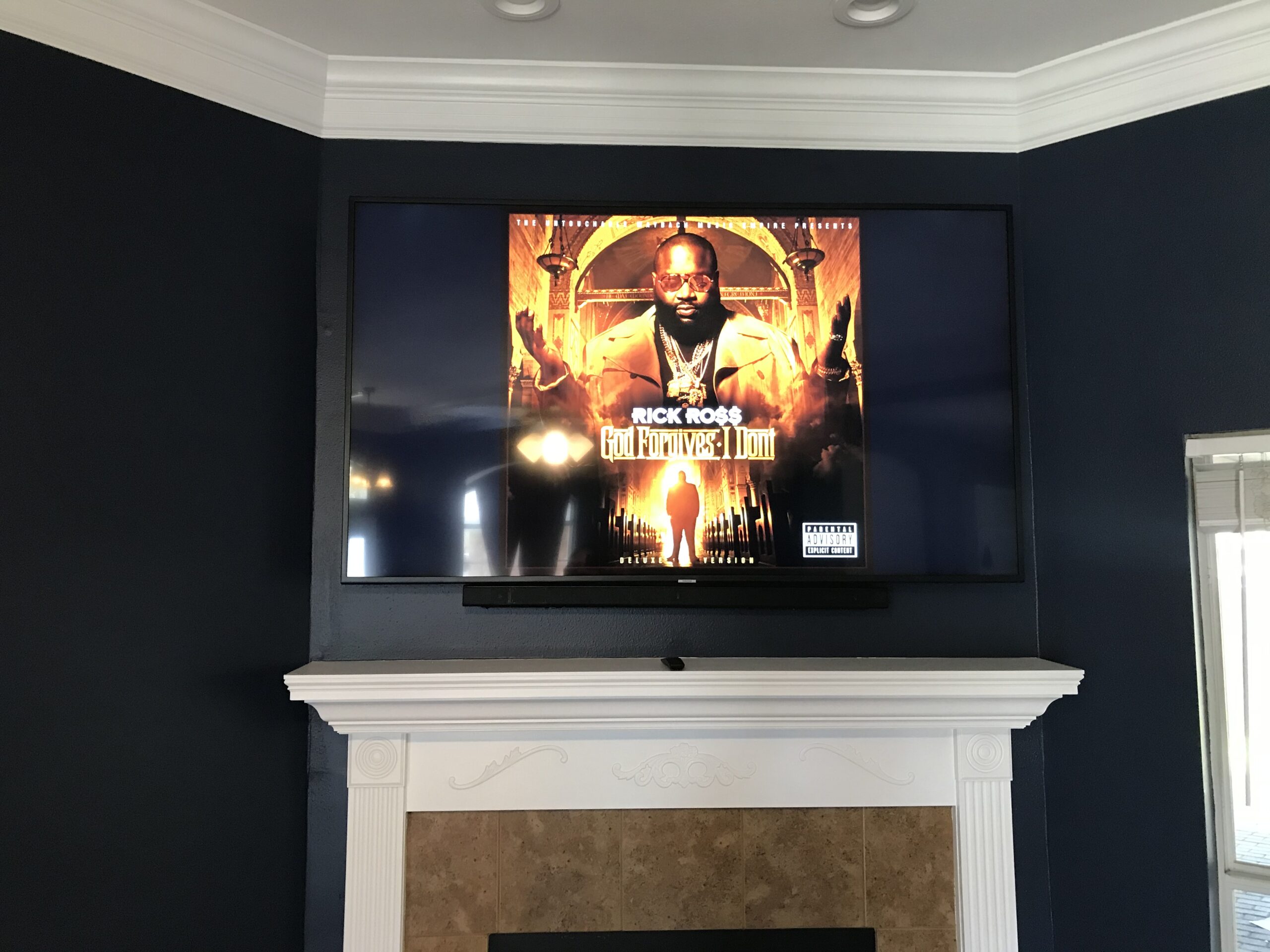 TV Mounted over Fireplace » The Installation Experts