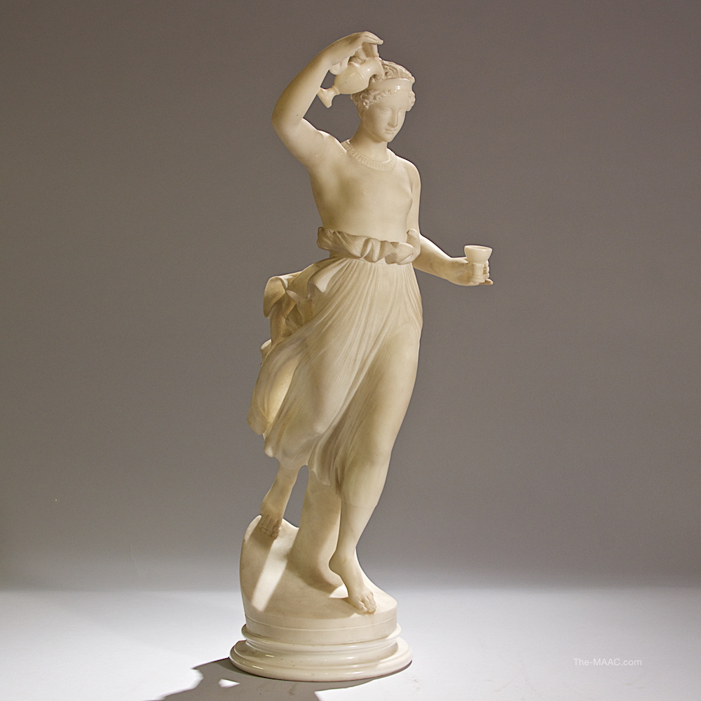 Antique Italian Marble Sculpture of Female Figure Manhattan Art and