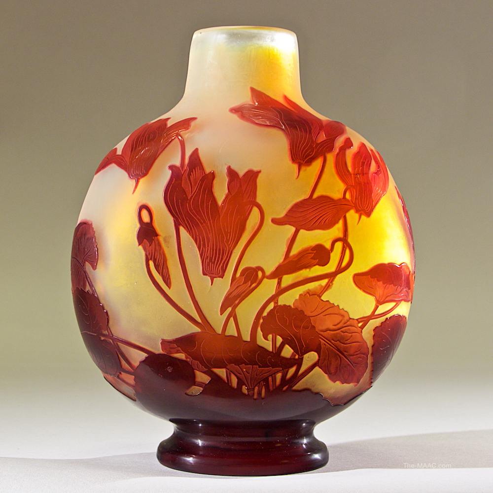 Antique Galle Vase Manhattan Art and Antiques Center