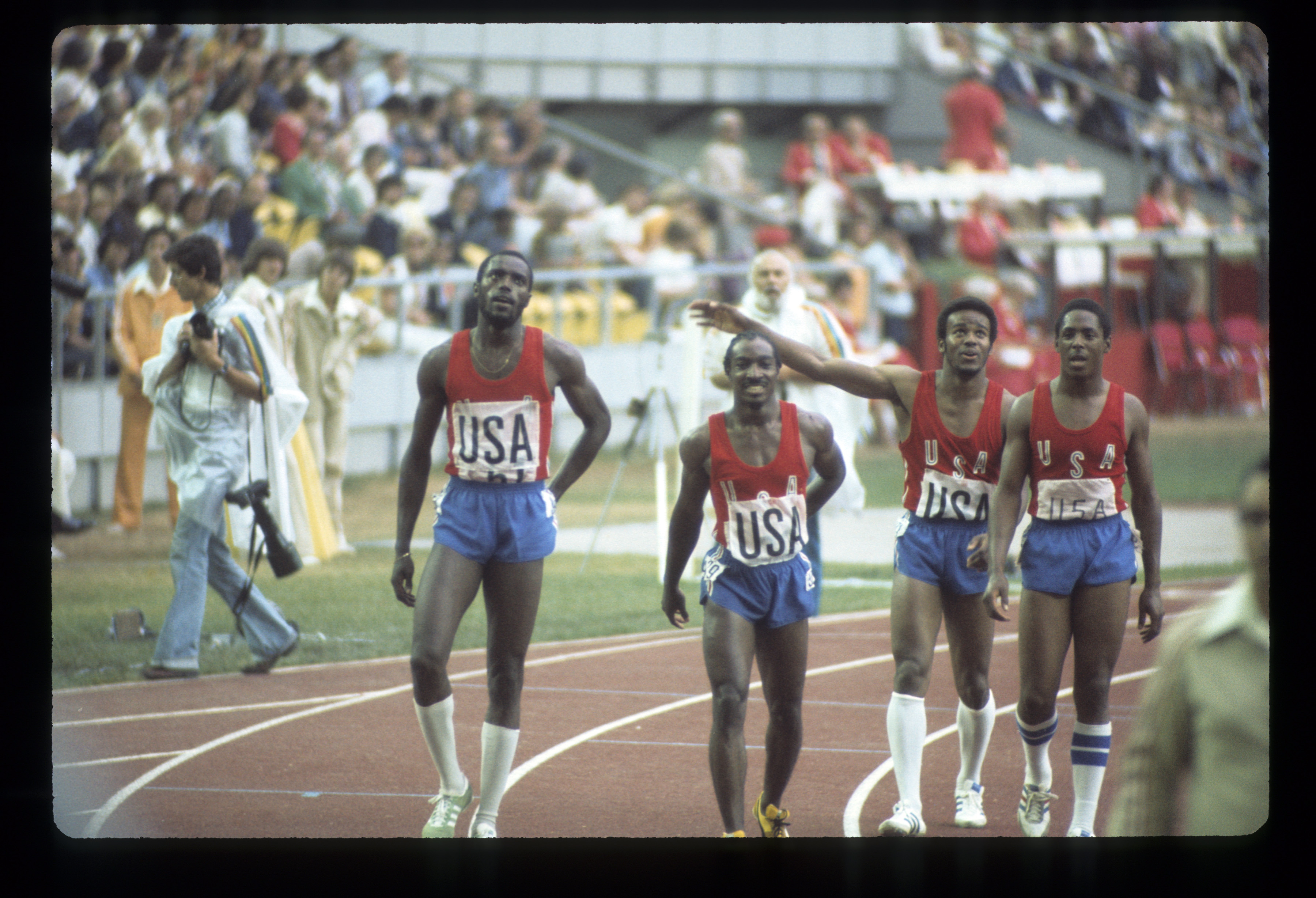 1976 MEN'S 4 X 100 RELAY OLYMPIC GOLD MEDAL WINNERS