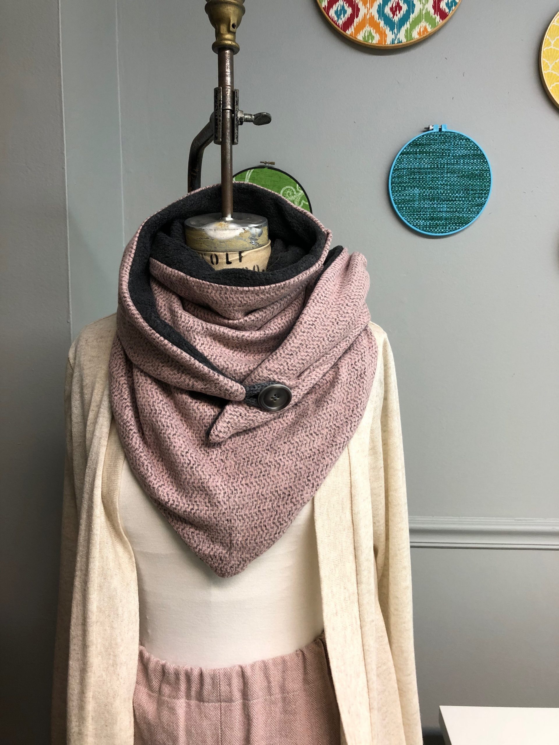 Make and Take Afternoon class Triangular Scarf The Sewing Studio