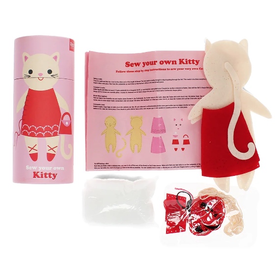 Sew your own Felt Kitty Kit gifts thestitchery Lewes