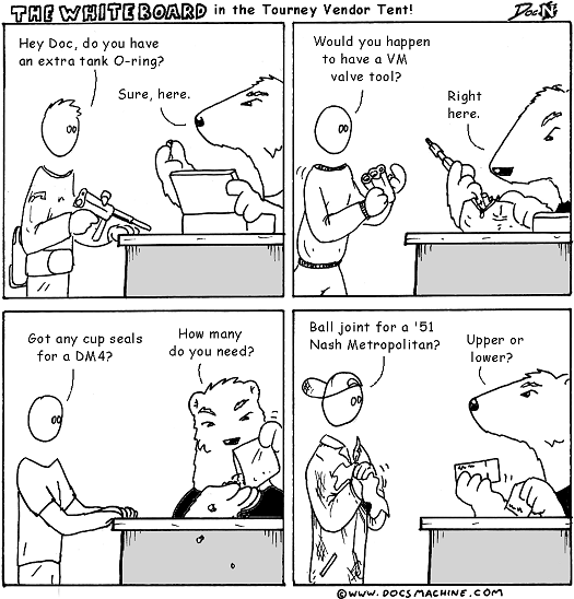 The Whiteboard, a somewhat paintballrelated by "Doc" Nickel