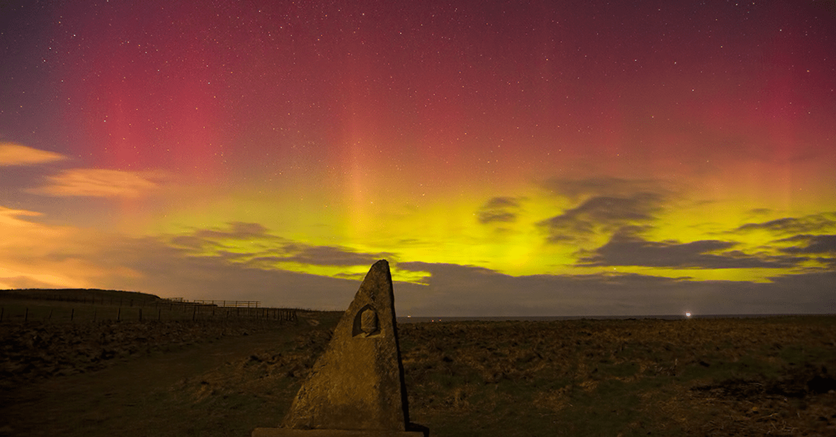 Northern Lights Dazzle Yorkshire Coast Skies With Stunning Display Last
