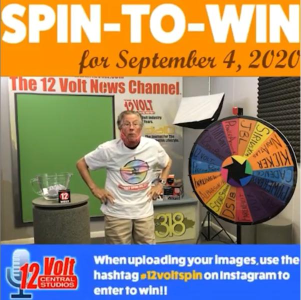 Audio X Custom Car Audio Wins 12volt News Prize on 12volt SpinToWin