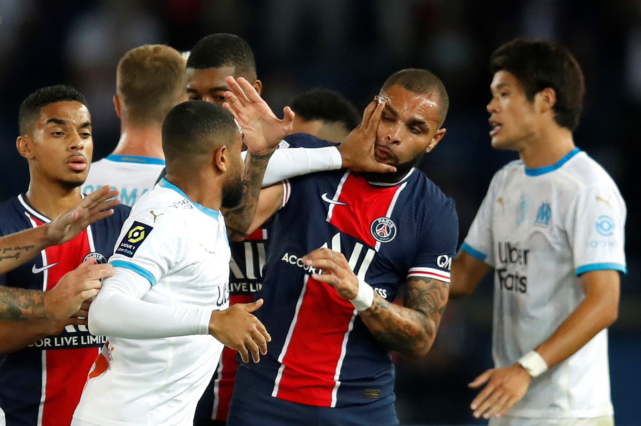 PSG Vs Marseille Neymar Red Card Video After Brazilian Is Sent Off By VAR