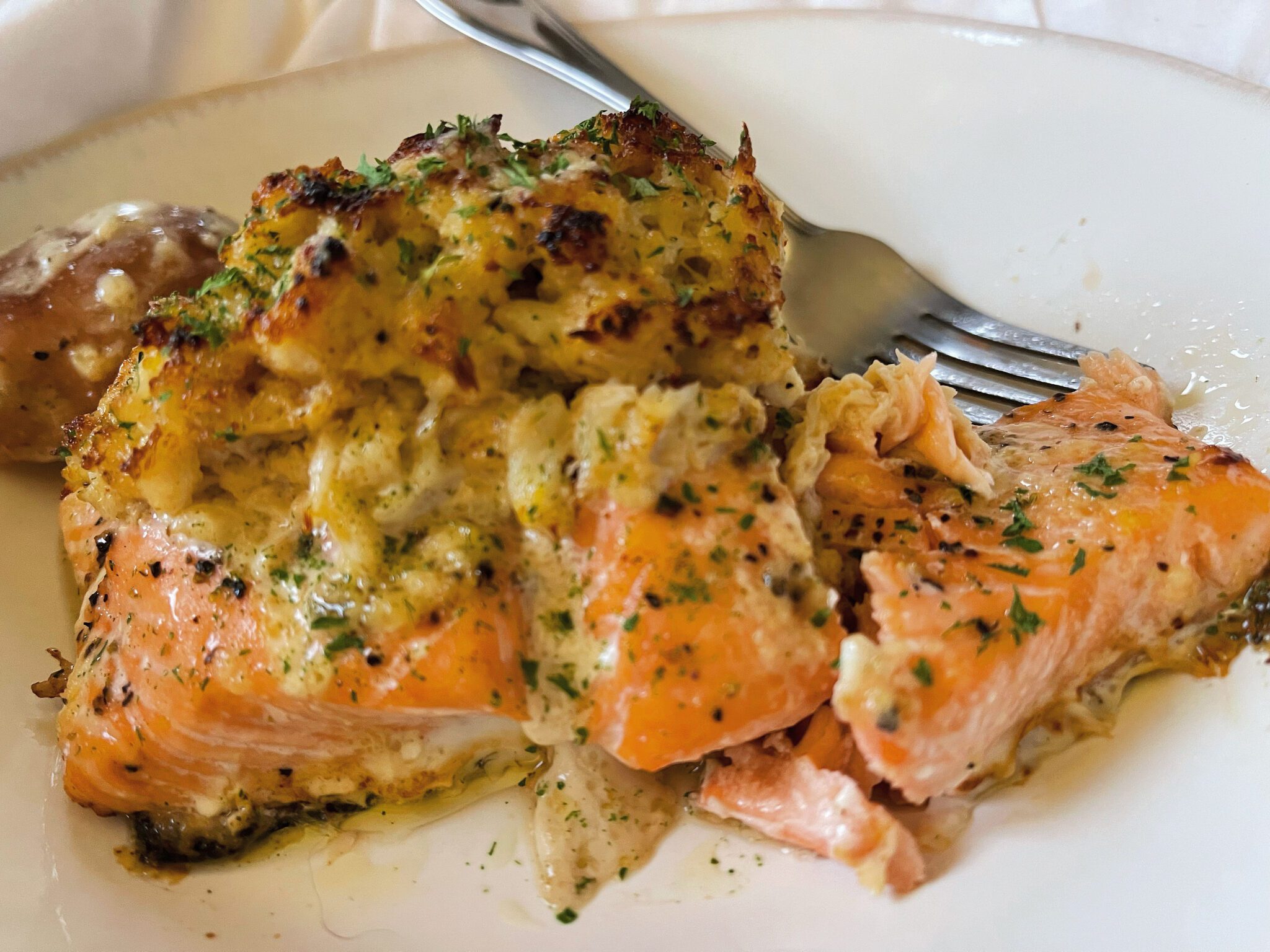 the best crab stuffed salmon. The 2 Spoons