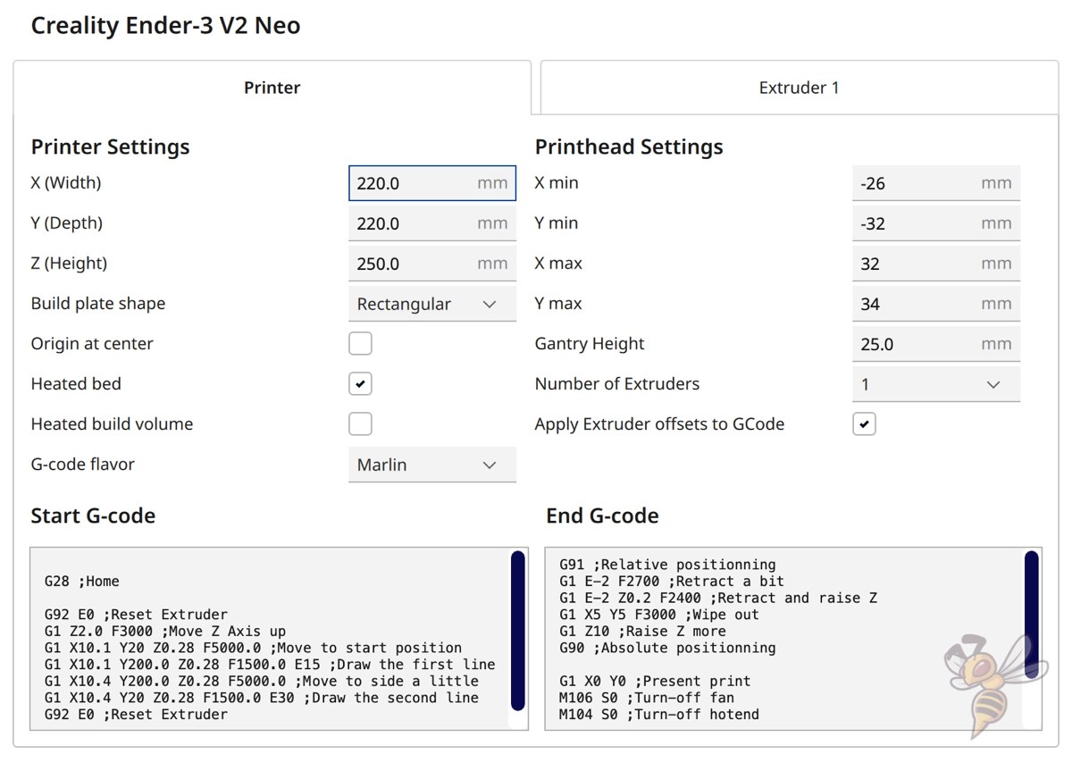 Ender 3 V2 Neo Cura Settings & Profile Guide & List