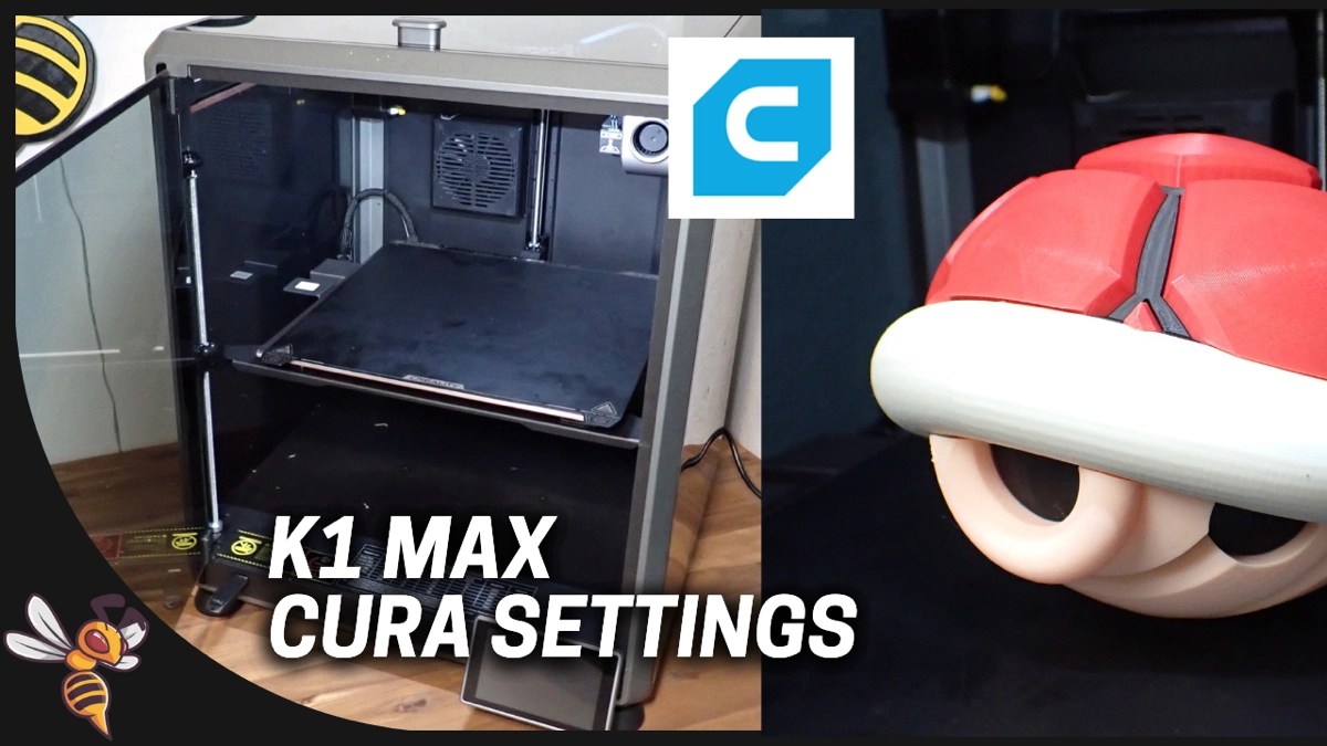 Creality K1 Max Perfect Cura Settings for PLA, ABS, PETG, TPU
