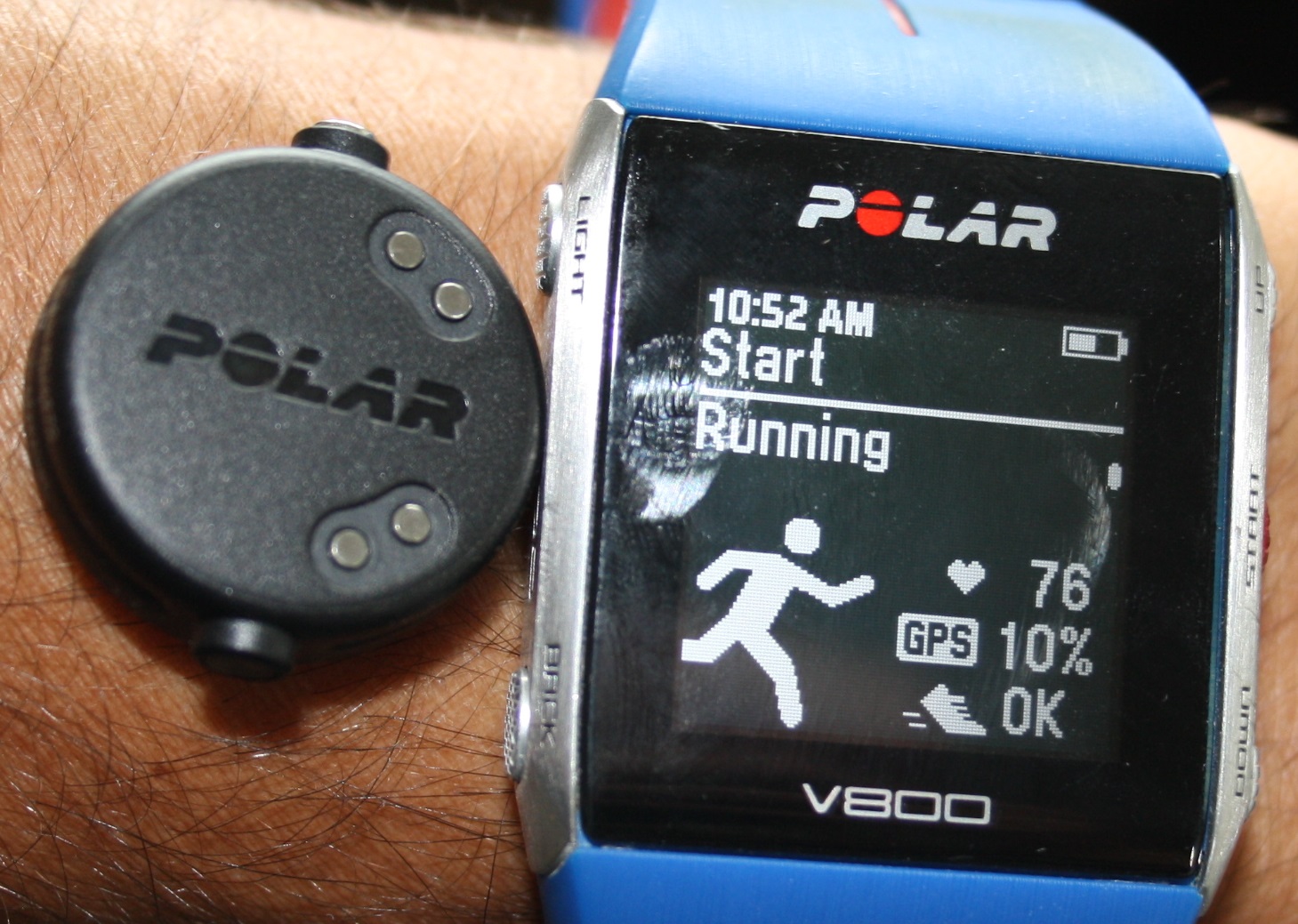 polar oh1 gps