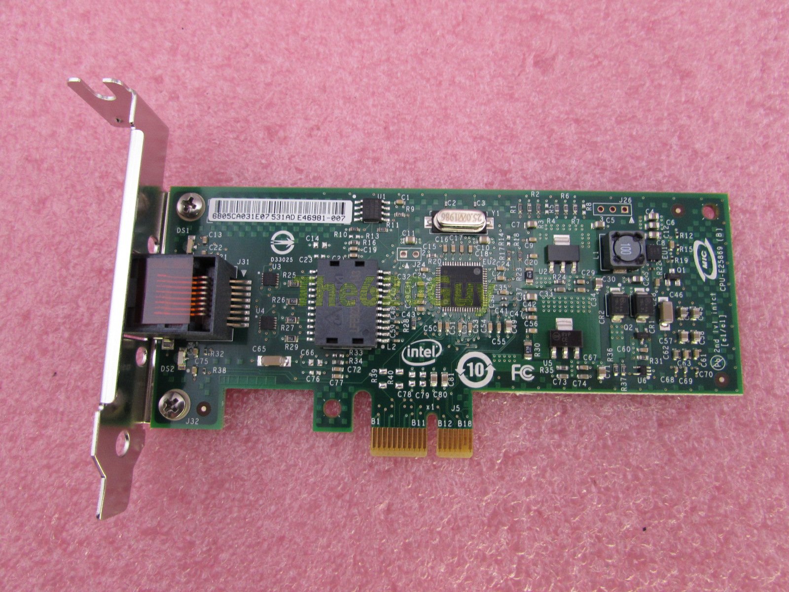Intel Gigabit CT Desktop Adapter E46981-005 10/100/1000Mbps PCIe x1
