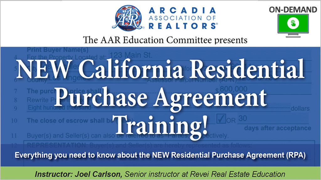 Videos OnDemand Arcadia Association of Realtors
