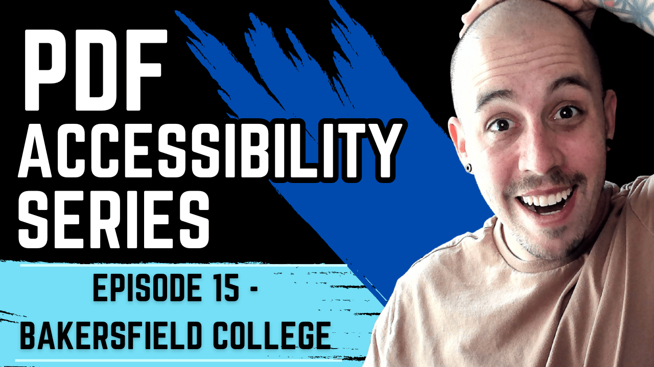 College PDF Accessibility Bakersfield College