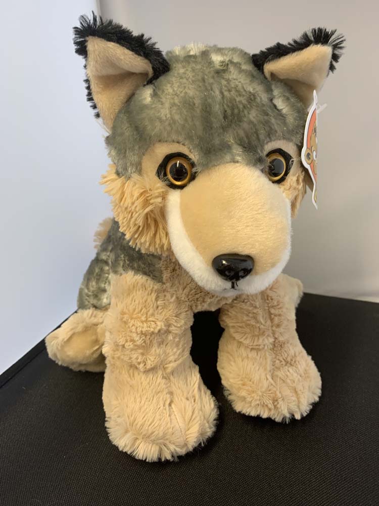 Timber wolf teddy bear The Activity Box