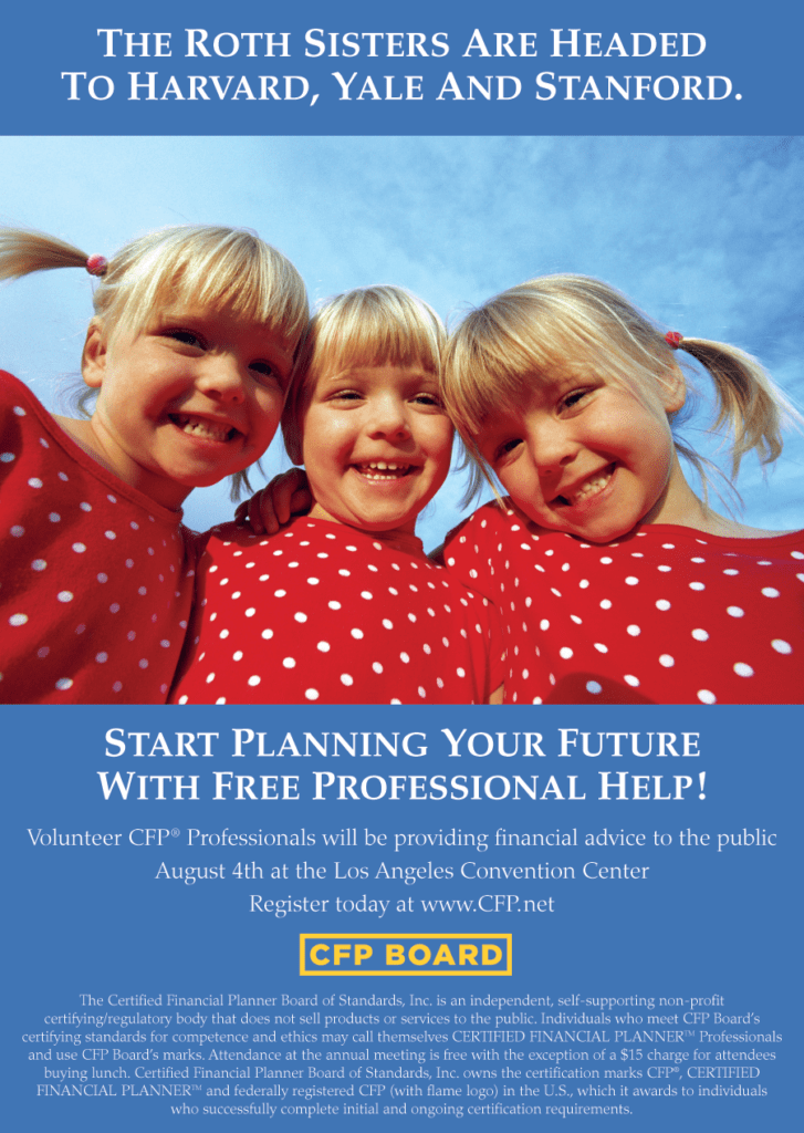 CERTIFIED FINANCIAL PLANNER BOARD OF STANDARDS, INC. The AD Agency