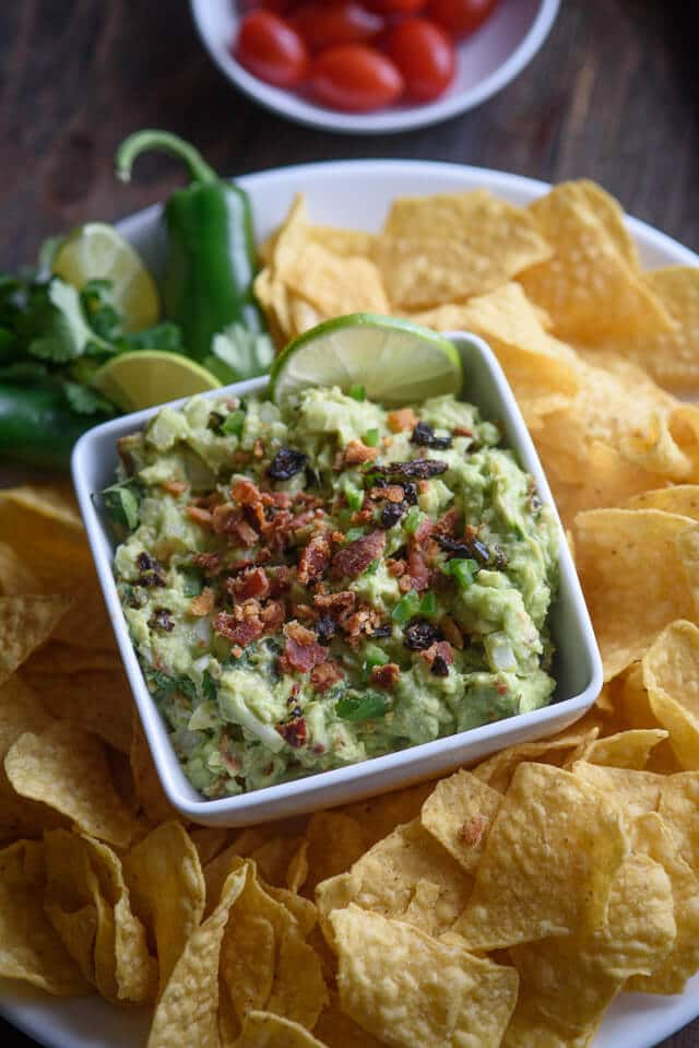 Sun Dried Tomato Bacon Guacamole Recipe The Adventure Bite