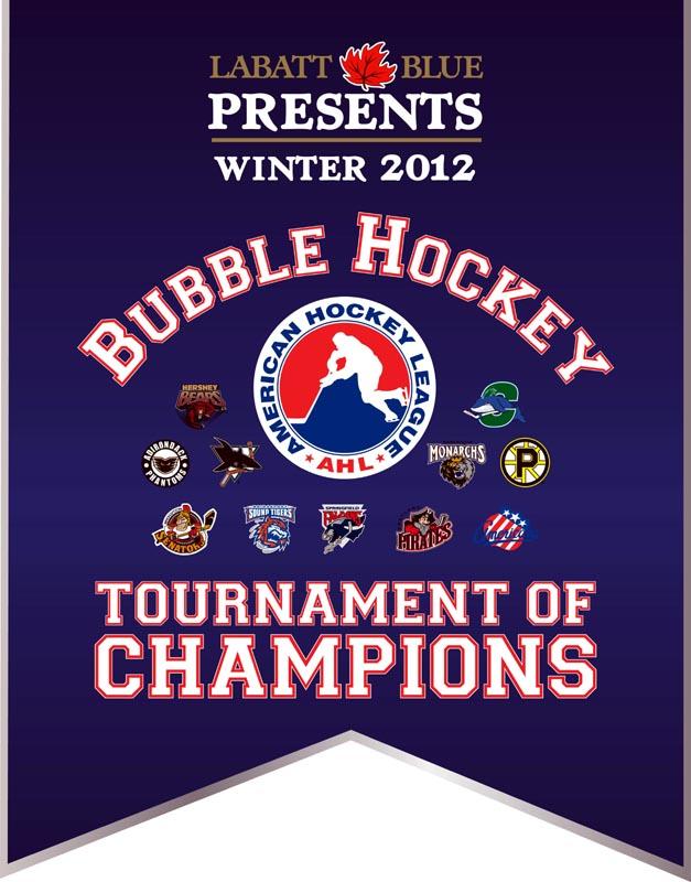 Bubble hockey tourney under way The American Hockey League