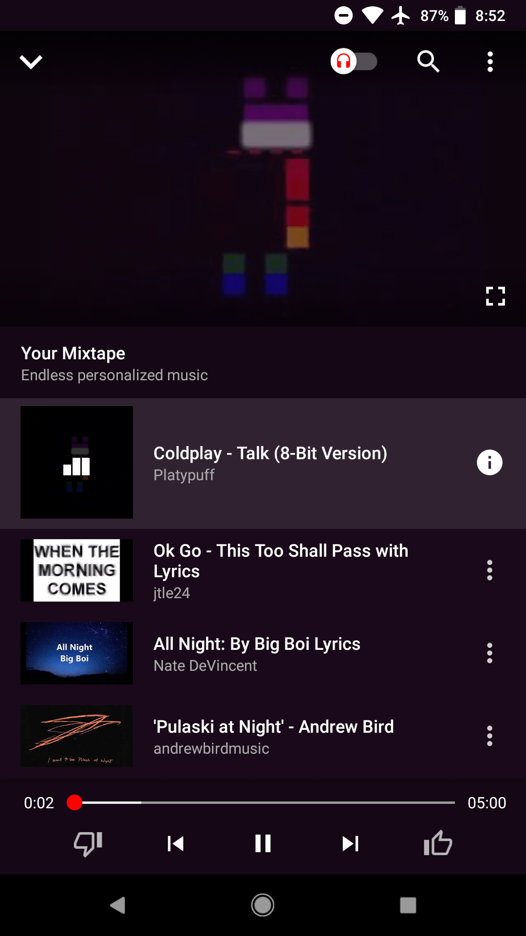 YouTube Music Redesigned Playback Screen Includes Lyrics The Amuse Tech