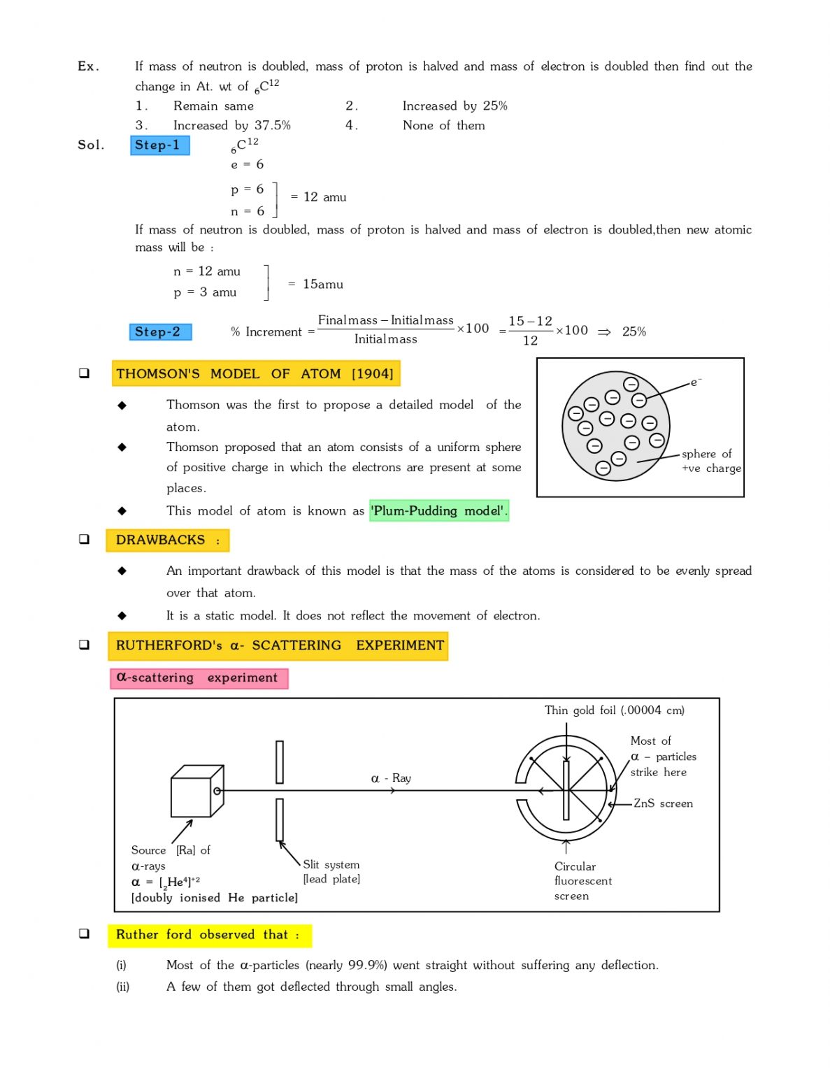 IITJEE Atomic Structure APEX CLASSES