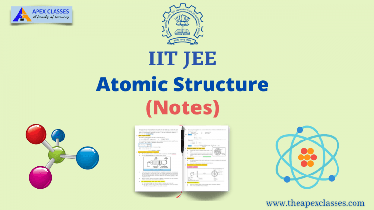 IITJEE Atomic Structure APEX CLASSES