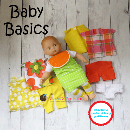15 Inch Doll Clothing Set Baby Basics
