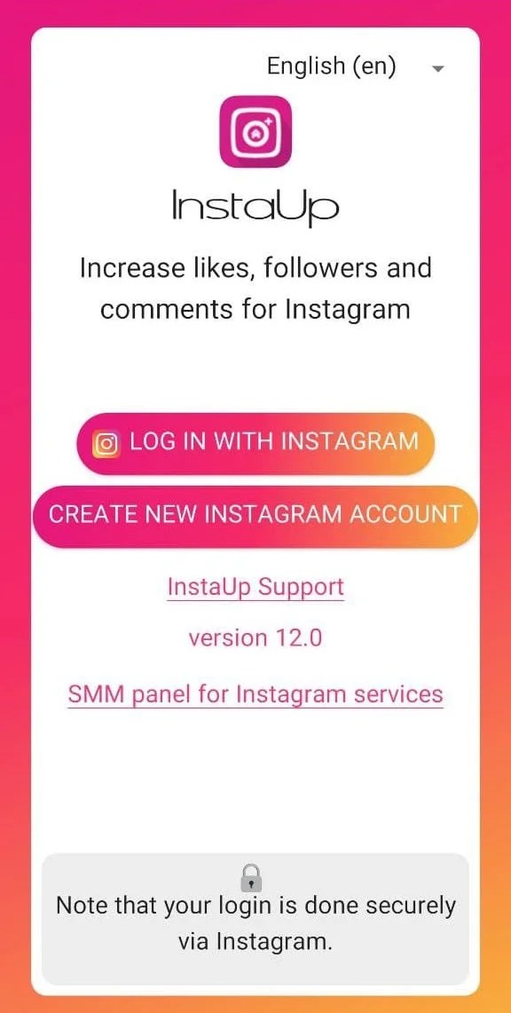InstaUp Apk V17.5 Download FREE 1000 FREE Instagram Followers
