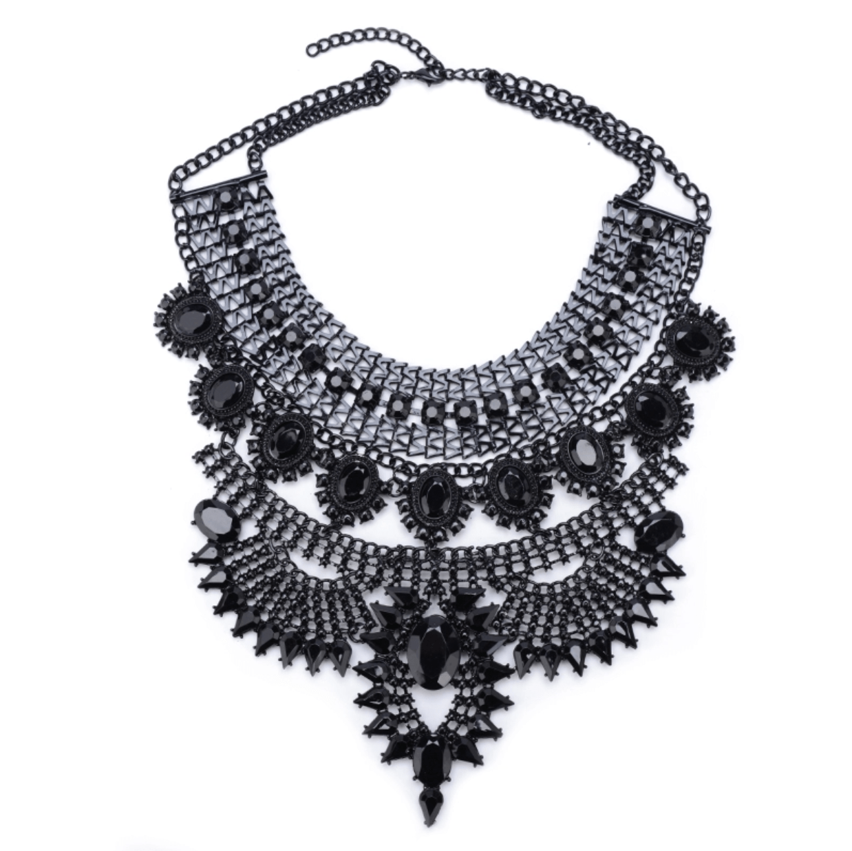 Black Metal Necklace The Store of Quality Fashion Items thearamide