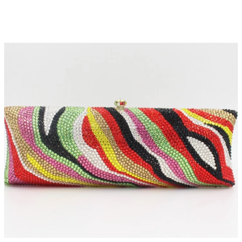 Swivel Multi Colored Clutch The Store of Quality Fashion Items